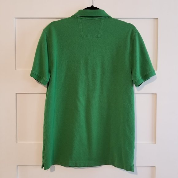 Men's Green Banana Republic Short Sleeve Polo - Picture 4 of 6